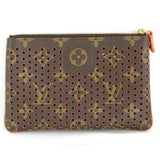 Louis Vuitton Pochette Plat Pouch Monogram Perfo Women's Clutch
