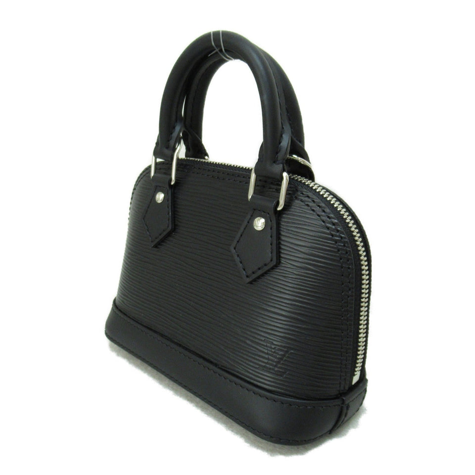 Louis Vuitton Nano Alma Black Black Epi Calfskin [cowhide] Handbag