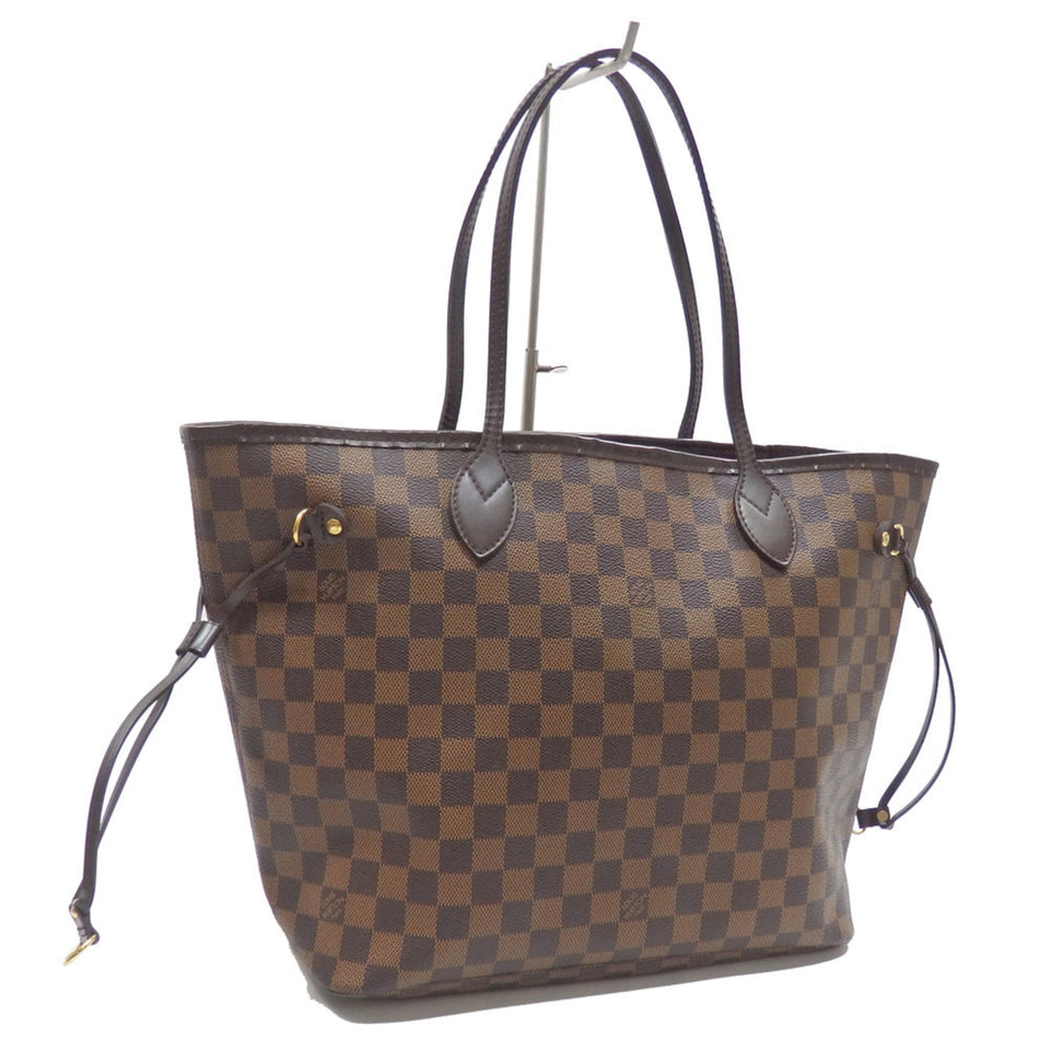 Louis Vuitton Tote Bag Damier Neverfull MM Women's Ebene Shoulder