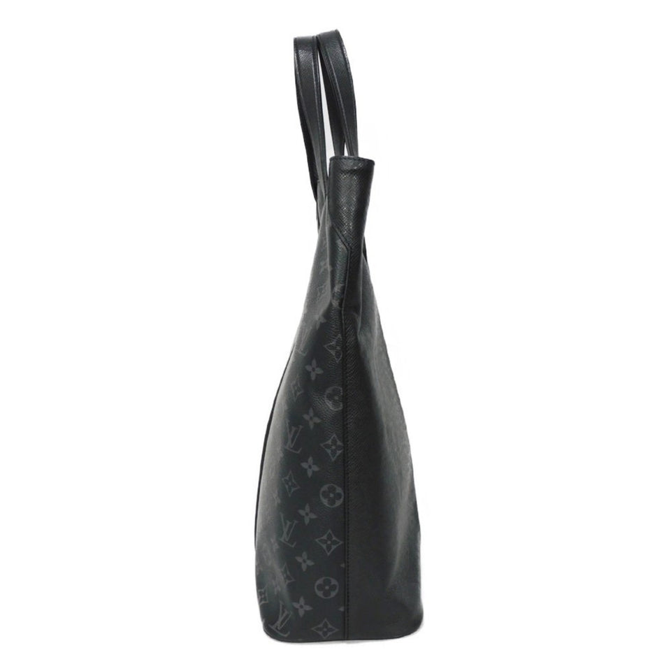 Louis Vuitton Tote Bag City LV Logo Flower Shoulder Taigarama Monogram Eclipse Noir Men's