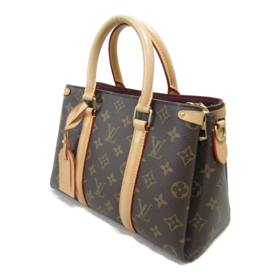 Louis Vuitton Sufro BB 2way Shoulder Bag Brown Monogram PVC coated canvas
