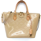 Louis Vuitton Monogram Vernis Montebello MM Women's HandBag,Shoulder Bag Beige
