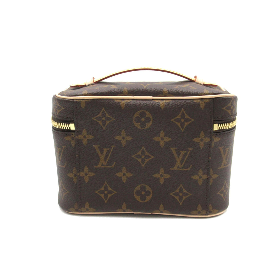 Louis Vuitton Nice Mini Vanity Bag Brown Monogram PVC coated canvas