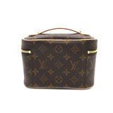 Louis Vuitton Nice Mini Vanity Bag Brown Monogram PVC coated canvas
