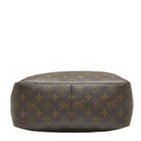 Louis Vuitton Monogram Looping GM Shoulder Bag Handbag Brown PVC Leather Ladies