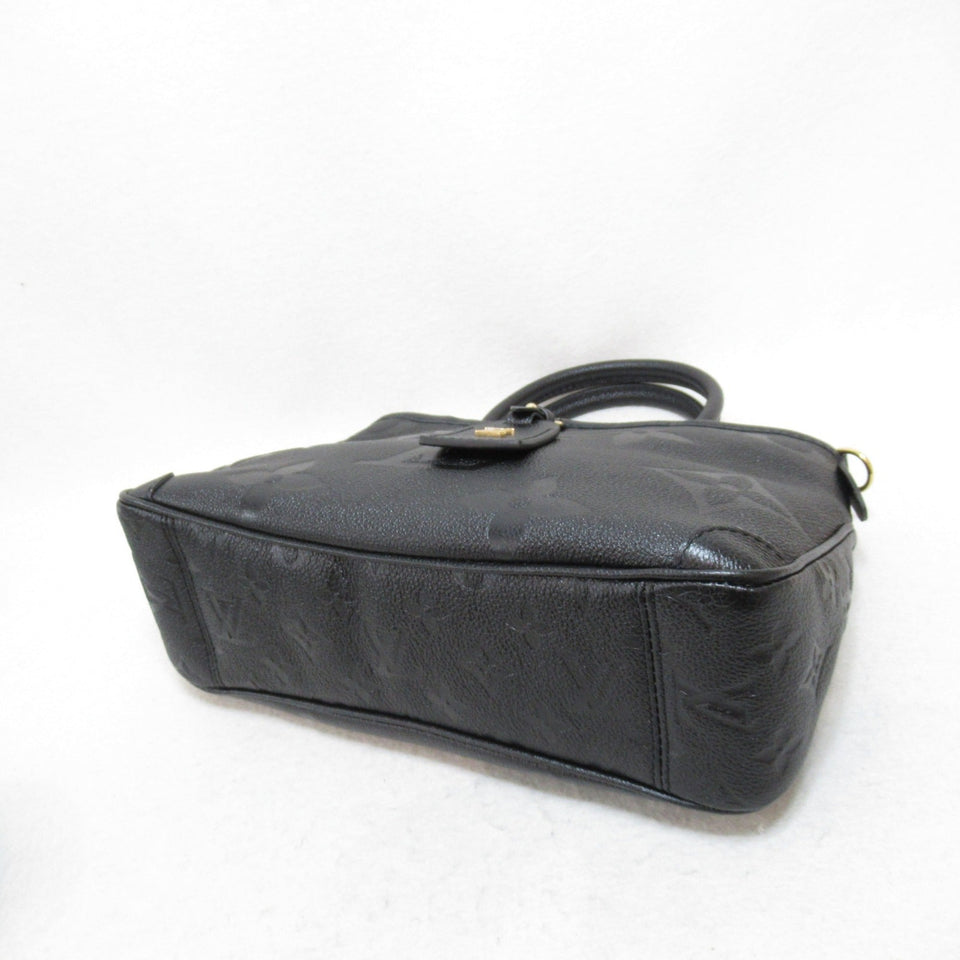 Louis Vuitton Trianon PM 2wayShoulder Bag Black Black Monogram empreinte leather