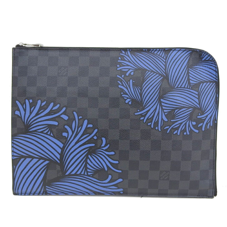 Louis Vuitton Damier Graphite Pochette Joule GM Christopher Nemes Clutch