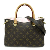Louis Vuitton Palas BB 2way Shoulder Bag Brown Rose poodle Monogram PVC coated canvas