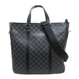 Louis Vuitton Tadao PM business bag Tote Bag Gray Damier graphite PVC coated canvas