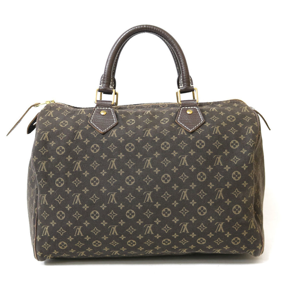 Louis Vuitton Boston Bag Mini Run Handbag Brown Ladies