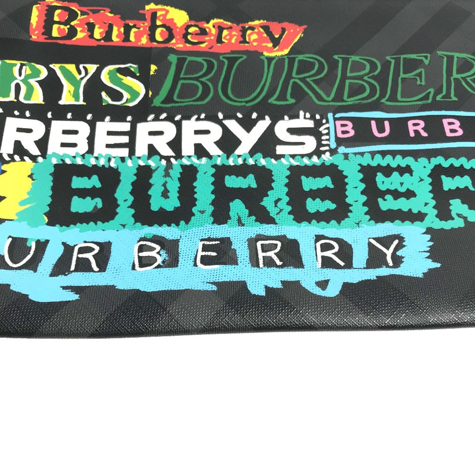 Burberry Black Leather Clutch Bag ( )