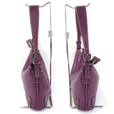Burberry Purple Leather Shoulder Bag ( )