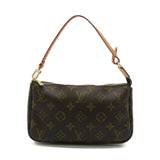 Louis Vuitton Pochette Accessoires Accessory Pouch Brown Monogram PVC coated canvas Clutch