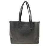 Burberry Black Brown Pvc Leather Tote Bag ( )