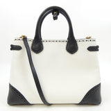 Burberry White Handbag ( )