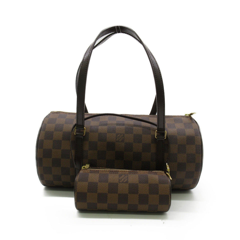 Louis Vuitton Papillon 30 Brown Ebene Damier PVC coated canvas Handbag
