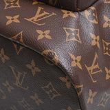 Louis Vuitton Monogram Macassar Backpack Rucksack Brown Women's