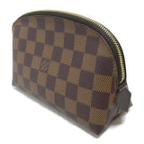 Louis Vuitton Pochette Cosmetics Pouch Brown Damier PVC coated canvas Clutch