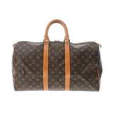 Louis Vuitton Monogram Keepall 45 Brown Women's Canvas Boston Bag