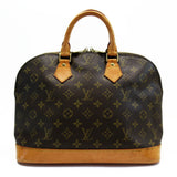 Louis Vuitton Handbag Monogram Alma Brown Canvas