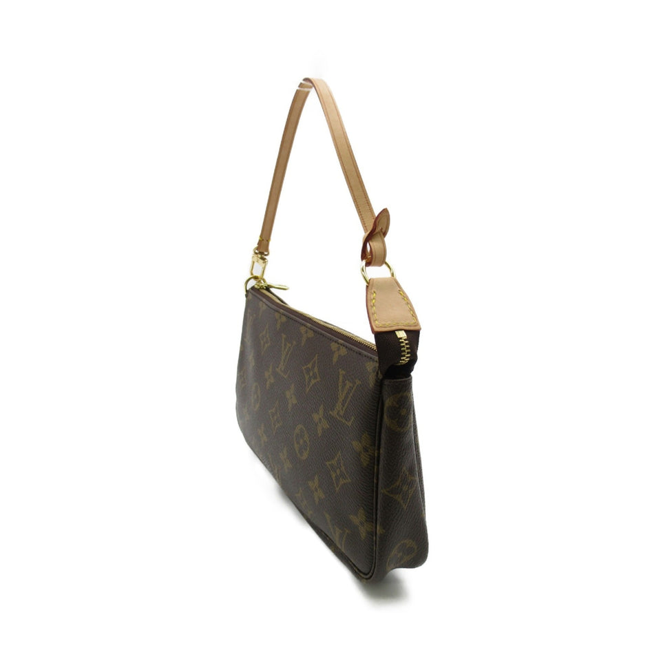 Louis Vuitton Pochette Accessoires Accessory Pouch Brown Monogram PVC coated canvas Clutch