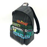 Burberry Gray Multi-Color Pvc Backpack ( )