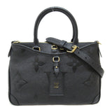 Louis Vuitton Trianon PM 2wayShoulder Bag Black Black Monogram empreinte leather