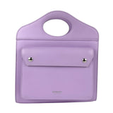 Burberry Purple Leather Handbag Shoulder Bag ( )