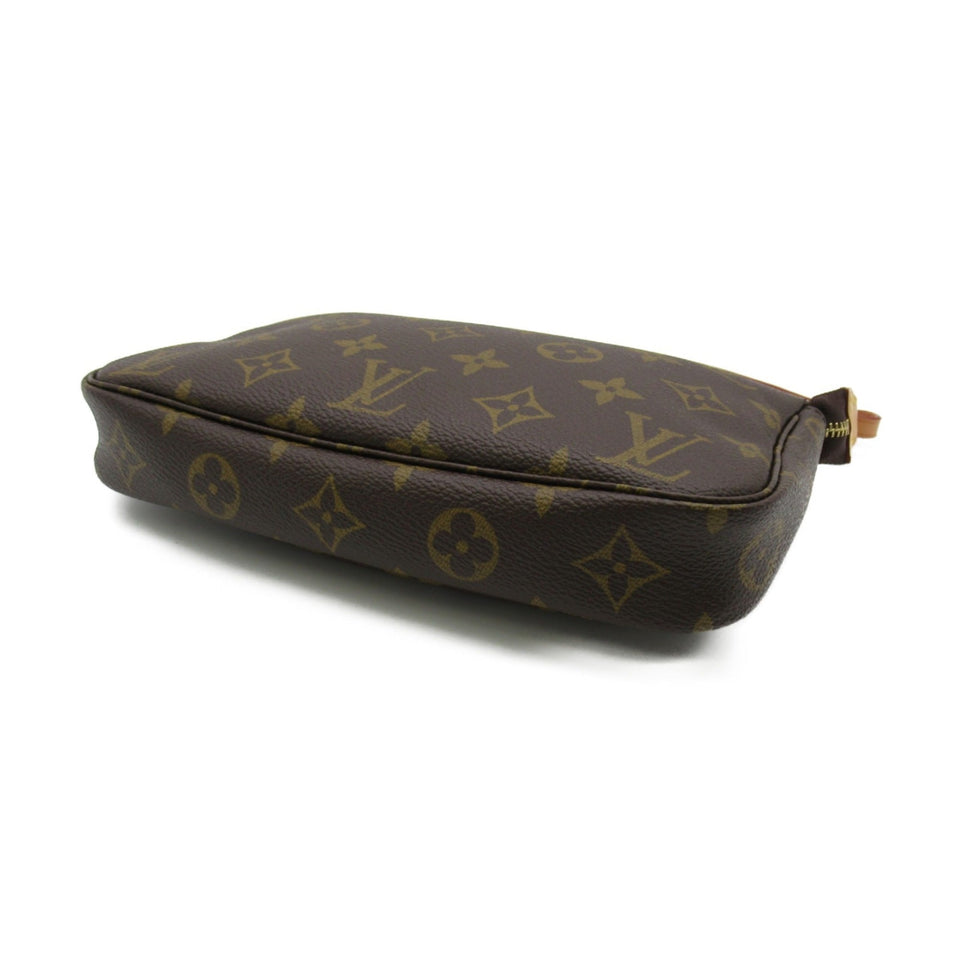 Louis Vuitton Pochette Accessoires Accessory Pouch Brown Monogram PVC coated canvas Clutch