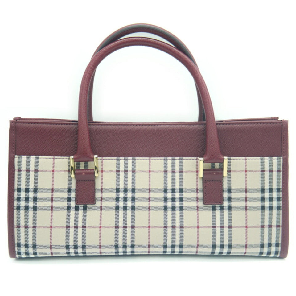 Burberry Canvas Leather Handbag ( )