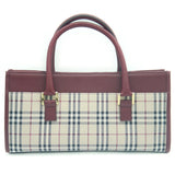 Burberry Canvas Leather Handbag ( )