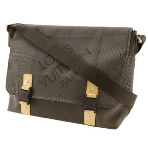Louis Vuitton Roux Shoulder Bag Damier Jean Canvas Tail Made in Brown Crossbody 2way A4 Flap Men's