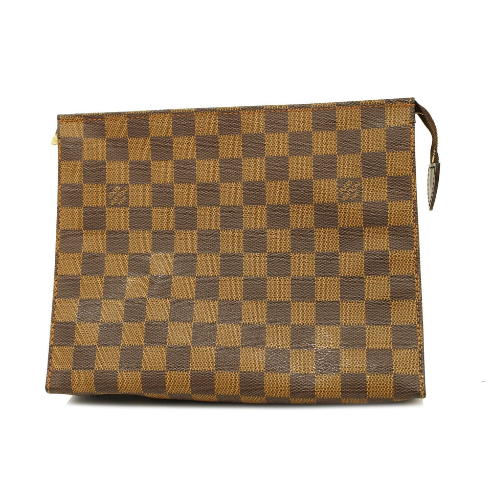 Louis VuittonAuth Damier Posh Toilette 26 Women's Pouch Clutch