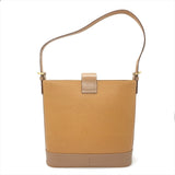 Burberry Brown Leather Shoulder Bag Tote Bag ( )