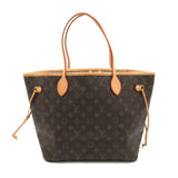 Louis Vuitton Neverfull MM Brown Beige Monogram PVC coated canvas Tote