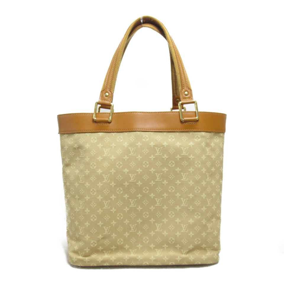 Louis Vuitton Lucille GM Tote Bag Beige Monogram mini leather