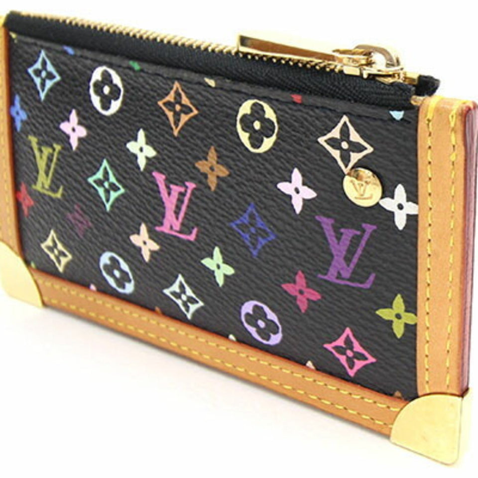 Louis Vuitton Coin Case Pochette Cremonogram Multicolor Noir Ladies Purse Key LOUISVUITTON Clutch