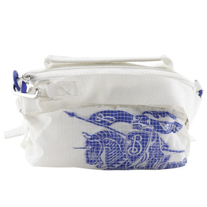 Burberry Blue White Nylon Shoulder Bag ( )