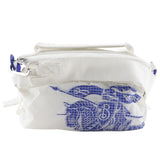 Burberry Blue White Nylon Shoulder Bag ( )