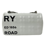 Burberry White Leather Pvc Shoulder Bag ( )