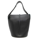 Burberry Black Leather Shoulder Bag ( )