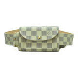 Louis Vuitton Sunchu Pochette Solo Belt White Damier Azur PVC coated canvas M9835S Clutch