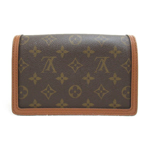 Louis Vuitton Portefeiulle Dauphine Shoulder Bag Brown Monogram Reverse PVC coated canvas