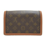 Louis Vuitton Portefeiulle Dauphine Shoulder Bag Brown Monogram Reverse PVC coated canvas