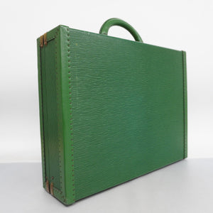 Louis VuittonAuth Epi Trunk Case President 45 Men,Women,Unisex Bag Borneo Green