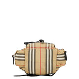 Burberry Beige Black Nylon Backpack ( )