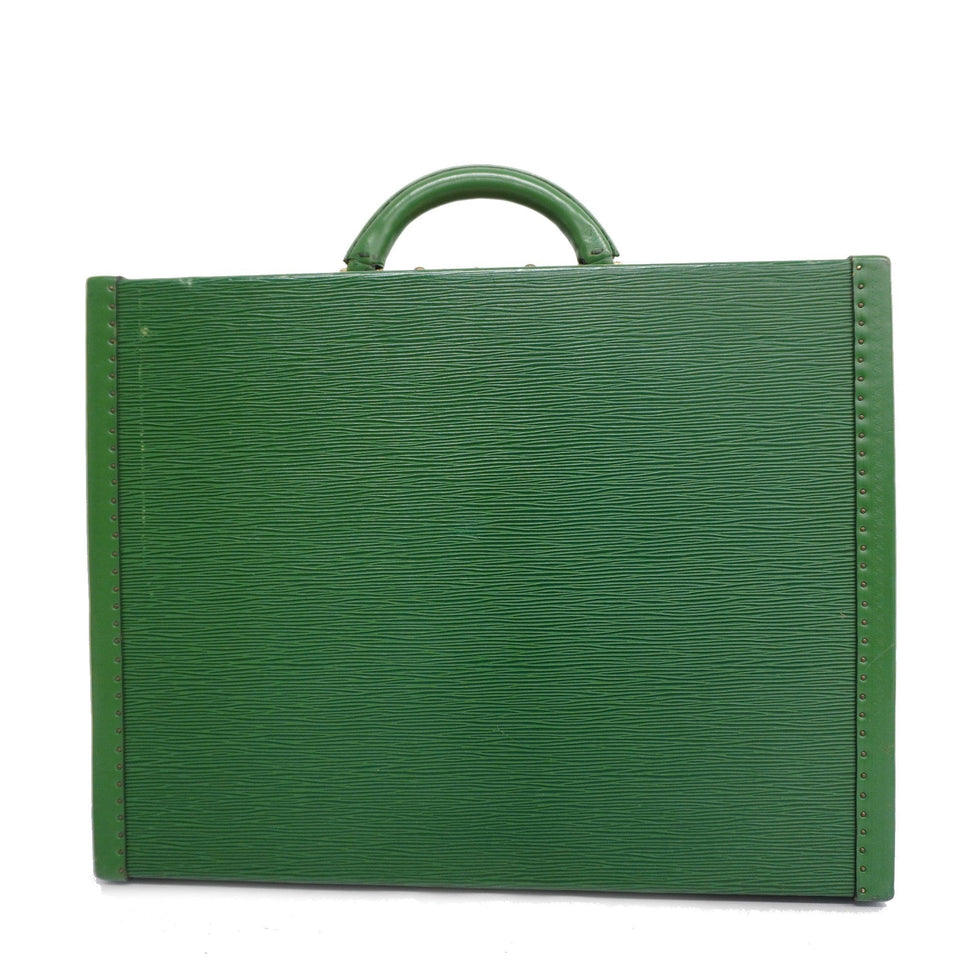 Louis VuittonAuth Epi Trunk Case President 45 Men,Women,Unisex Bag Borneo Green