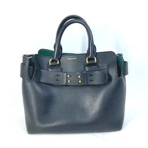 Burberry Black Leather Shoulder Bag ( )