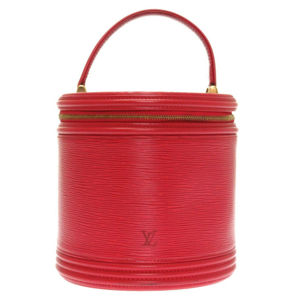 Louis Vuitton Epi Cannes Castilean Red Handbag Bag