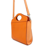 Burberry Orange Leather Handbag Shoulder Bag ( )